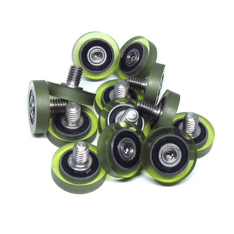 PU69620-5C1L8M6 Polyurethane Coated Pulley Bearing for Slide M6x20x5mm